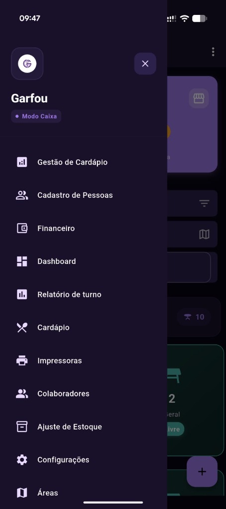 App Menu Lateral